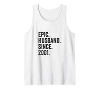 Epic Husband Since 2001 | 25 Anniversaire Mariage 25 Ans Débardeur