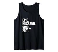 Epic Husband Since 2001 | 25 Anniversaire Mariage 25 Ans Débardeur