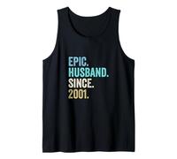 Epic Husband Since 2001 | 25 Anniversaire Mariage 25 Ans Débardeur