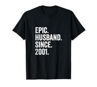 Epic Husband Since 2001 | 25 Anniversaire Mariage 25 Ans T-Shirt