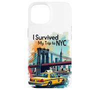 Epic I Survive My Trip to NYC Skylines New York City Coque pour iPhone 15