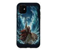 Epic Japanese Anime Christian Bible - Moses Parting The Sea Coque pour iPhone 11