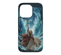 Epic Japanese Anime Christian Bible - Moses Parting The Sea Coque pour iPhone 13 Pro
