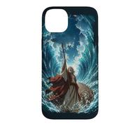 Epic Japanese Anime Christian Bible - Moses Parting The Sea Coque pour iPhone 14 Plus