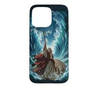 Epic Japanese Anime Christian Bible - Moses Parting The Sea Coque pour iPhone 15 Pro Max