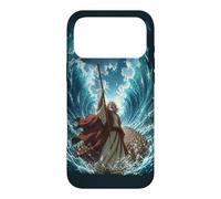 Epic Japanese Anime Christian Bible - Moses Parting The Sea Coque pour iPhone 17 Pro Max
