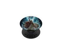 Epic Japanese Anime Christian Bible - Moses Parting The Sea PopSockets PopGrip Adhésif