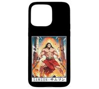 Epic Japanese Anime Christian Faith Bible Graphic - Samson Coque pour iPhone 15 Pro Max