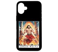 Epic Japanese Anime Christian Faith Bible Graphic - Samson Coque pour iPhone 16 Plus