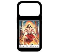 Epic Japanese Anime Christian Faith Bible Graphic - Samson Coque pour iPhone 17 Pro