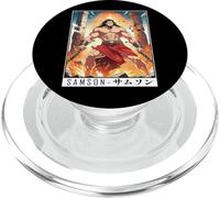 Epic Japanese Anime Christian Faith Bible Graphic - Samson PopSockets PopGrip pour MagSafe