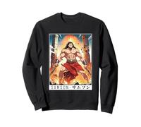 Epic Japanese Anime Christian Faith Bible Graphic - Samson Sweatshirt