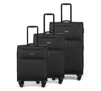 Epic Jupiter 4X 4 roues Set de valises 3 pièces noir