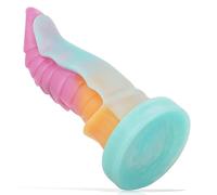 EPIC Kelpie Dildo Cheval, 22 cm, Silicone Liquide Haute Qualité, Base Ventouse 9,5 cm, Modèle D-241728, Noir
