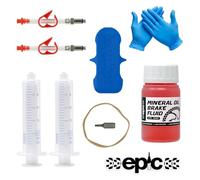 epic Kit de purge pour freins hydrauliques Nutt et huile minérale | Convient aux scooters électriques et vélos | Huile minérale incluse (huile minérale 100 ml)