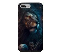 Epic Lion Le Signe du Zodiaque de la Force Coque pour iPhone 7 Plus/8 Plus