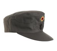 Epic Militaria Casquette authentique de l'armée allemande en moleskine d'olive par Fritzsch Bebra, gris, XS