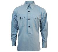 Epic Militaria Chemise Bleue de l'Armée de l'Air Allemande WW2 (X-Large)