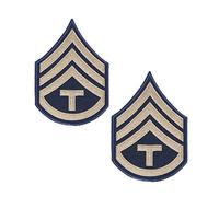 Epic Militaria Paire de Réplique US Insigne Technicien/Grade 3 (Khaki)