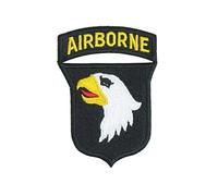 Epic Militaria Reproduction World War 2 101st Airborne Screaming Eagles avec Langue Rouge Patch