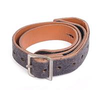 Epic Militaria Sangle de menton pour casque allemand WW2 - Cuir noir