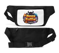 Epic Pixel Art Dark Boss Battle Sac banane unisexe Noir