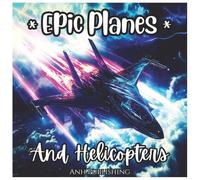 Epic Planes and Helicopters: Fun and Exciting Coloring Book for boys ages 4-8: 50 High-Flying Jet, Plane, and Helicopter Designs. Perfect for Young Aviation Lovers.