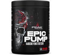 Epic Pump - 500g : Sour Cherry I Pre Workout Booster I Pas de stimulants I Dosage maximum I L-Citruline Malate I L-Arginine AKG I L-Arginine Nitrate I Taurine I Extrait de betterave rouge I Circulatio