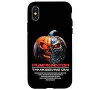 Epic Pumpkin Robot: Halloween, Thanksgiving, Harvest Graphic Coque pour iPhone X/XS