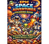 Epic Space Adventures Coloring Book: Astronauts Aliens Rockets and Galaxy Missions to Color