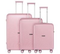 Epic Spin Set de valises à 4 roulettes 3pcs. rose