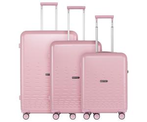 Epic Spin Set de valises à 4 roulettes 3pcs. rose
