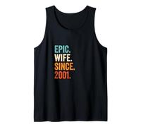 Epic Wife Since 2001 | 25 Anniversaire Mariage Débardeur