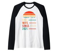 Epic Wife Since 2021 5 Years Women 5th Wedding Anniversary Manche Raglan