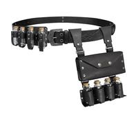 EpicCos Lot de 3 ceintures d'alchimie médiévale avec plusieurs bouteilles de potion, ceinture à rivets viking pour cosplay, Noir C, One Size, Style C
