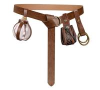 EpicCos Pochette Ceinture Renaissance, Flacon de Potion, Pinces à Jupe, Accessoires médiévaux pour Femmes pour Ren Faire LARP Cosplay