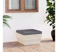 Epicéa Imprégné Canapé Central Palette de Jardin et Coussins Salon vidaXL