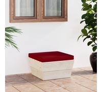 Epicéa Imprégné Canapé Central Palette de Jardin et Coussins Salon vidaXL