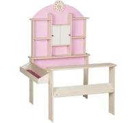 Epicerie En Bois Roba Avec Comptoir Et Horloge - Rose/Blanc - Jouet D'imitation Pour Enfant De 3 Ans Et Plus