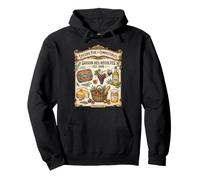 Epicerie Française Rétro Epicerie Fine Est 1898 Vintage Food Sweat à Capuche