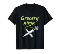 Épicerie Ninja Mom Life Vert fluo Nunchucks Graphique T-Shirt