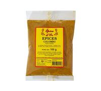 Epices Colombo 100g - Epice d'Or, 100% Naturel, sans colorant, sans additifs, sans arôme artificiel, sans conservateur