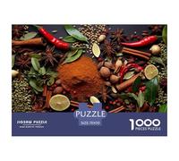 épices colorées 1000 Piece Jigsaw Puzzle for Adults Family Challenge Toys Stress Relief Puzzle Exercise The Memory of The Brain for Men, Women, Elders, Seniors 70x50cm/1000pcs