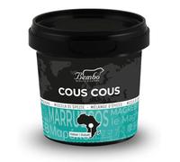 Épices pour Cous Cous Bembo 60 g - Mélange Traditionnel du Maghreb Authentique - Assaisonnement pour Couscous, Viandes, Légumes et Plats Mijotés - Pot Hermétique Anti-Lumière et Empilable