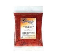 Épicez vos plats avec délice : Samia Piment Doux 100g - Saveurs Orientales Rehaussées - Idéal pour une Cuisine Exotique et Parfumée - Le Lot De 4