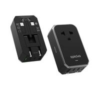 EPICKA, Adaptateur de Voyage Air 40W PD Chargeur avec 1 USB-A et 3 USB-C | EPICKA, Adaptateur de Voyage, PD Chargeur Adaptateur, Universel, l'Europe, les États-Unis, le Japon, la Corée, la Thaïlande,