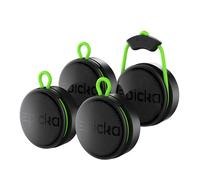Epicka Smart Tracker Lot de 4, Chercheur de clés KeyFinder Compatible avec l'application Localiser d'Apple (iOS Uniquement), Chercheur de clés pour Bagages/Sacs/Portefeuille, IP67 étanche
