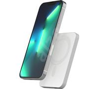 EPICO 5000mAh powerbank en aluminium avec support de montage MagSafe - argent