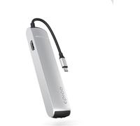 Epico 6in1 Slim Hub 8K avec port USB-C - argenté