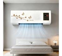 Epicooler Climatiseur Portable, Climatiseur Mural, Polyvalent Climatiseurs Portables Compacts, Pas besoin de percer, Refroidissement Intelligent,Unité De Climatisation Portable Ultra-Silencieuse